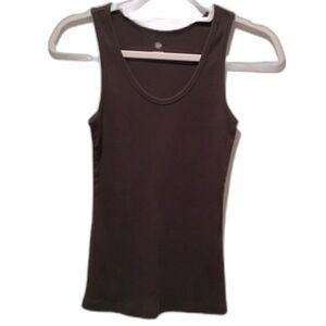 Caslon Tank Top Brown Size S